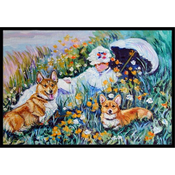 Micasa Corgi Classics Indoor & Outdoor Mat24 x 36 in. MI257541